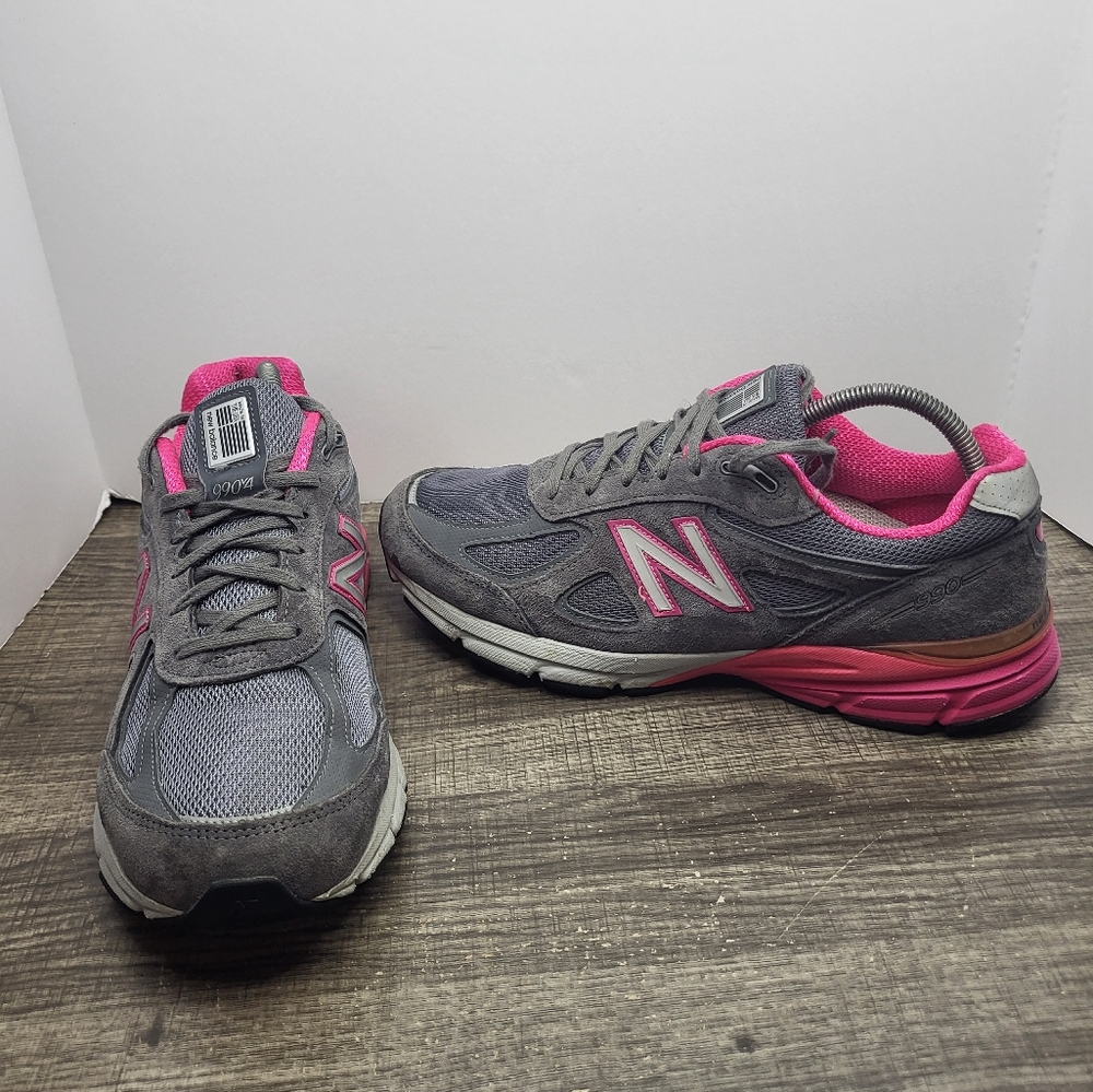 New Balance 990V4 Running Shoes Gray W990GP4 Women Size 12 B Made in USA